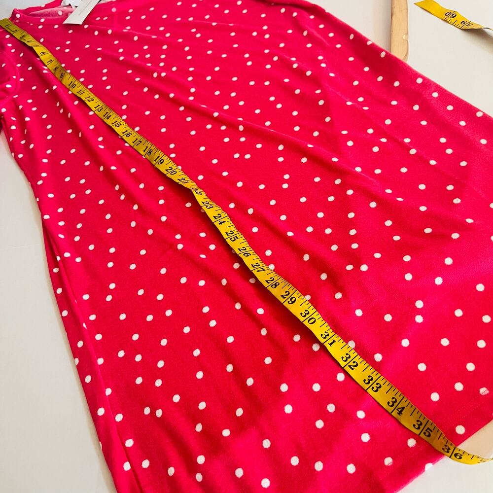 Charter Club Intimates Polka Dot Long Sleeve Night Dress Size S Small NWT Pink - Picture 8 of 9